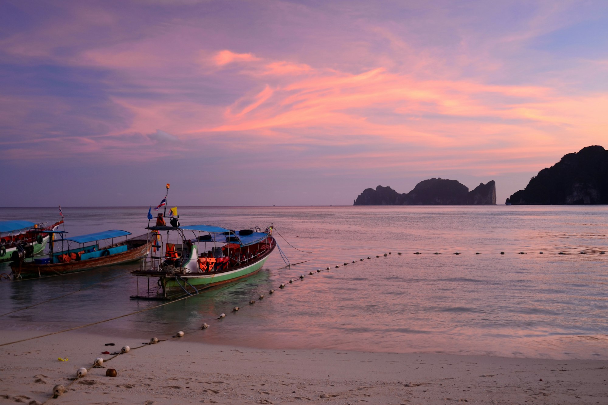 Insel in Thailand von oben